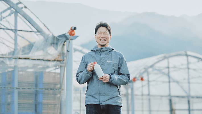 気門封鎖剤＋展着剤のW効果、さらに1000倍希釈！ 農家の欲張りを叶えた『フーモン』ってナニモン？