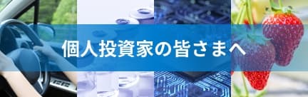 個人投資家の皆さまへ