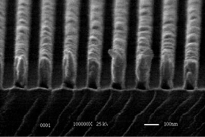 SEM pictures of ProFlux inorganic polarizer