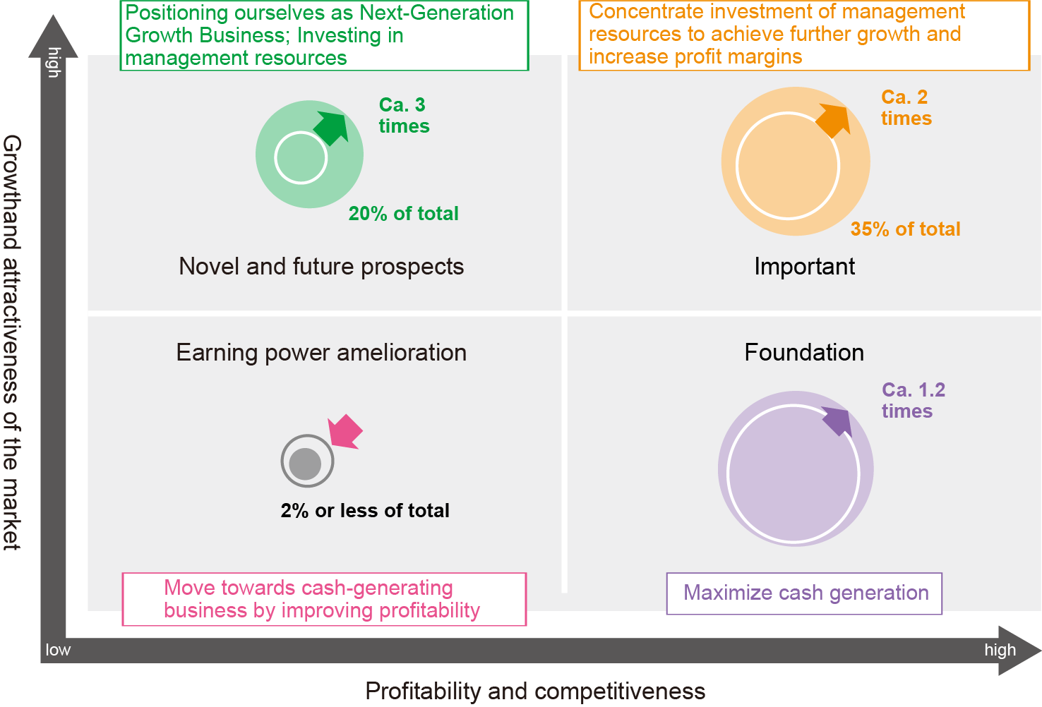 Business portfolio transformation