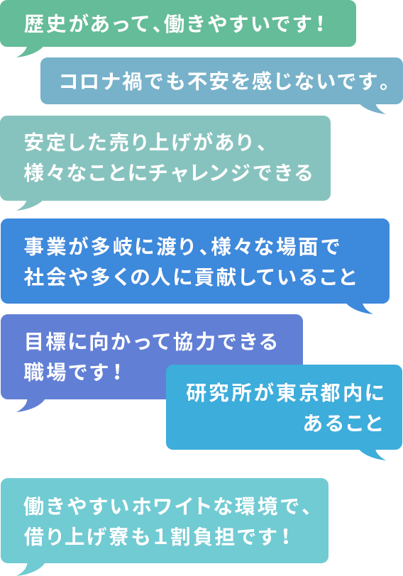 学生に日本化薬の自慢をするなら