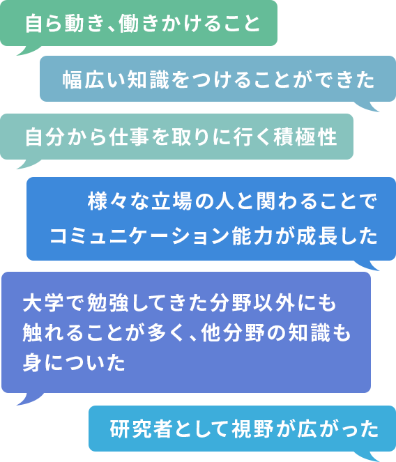 日本化薬で成長できたこと