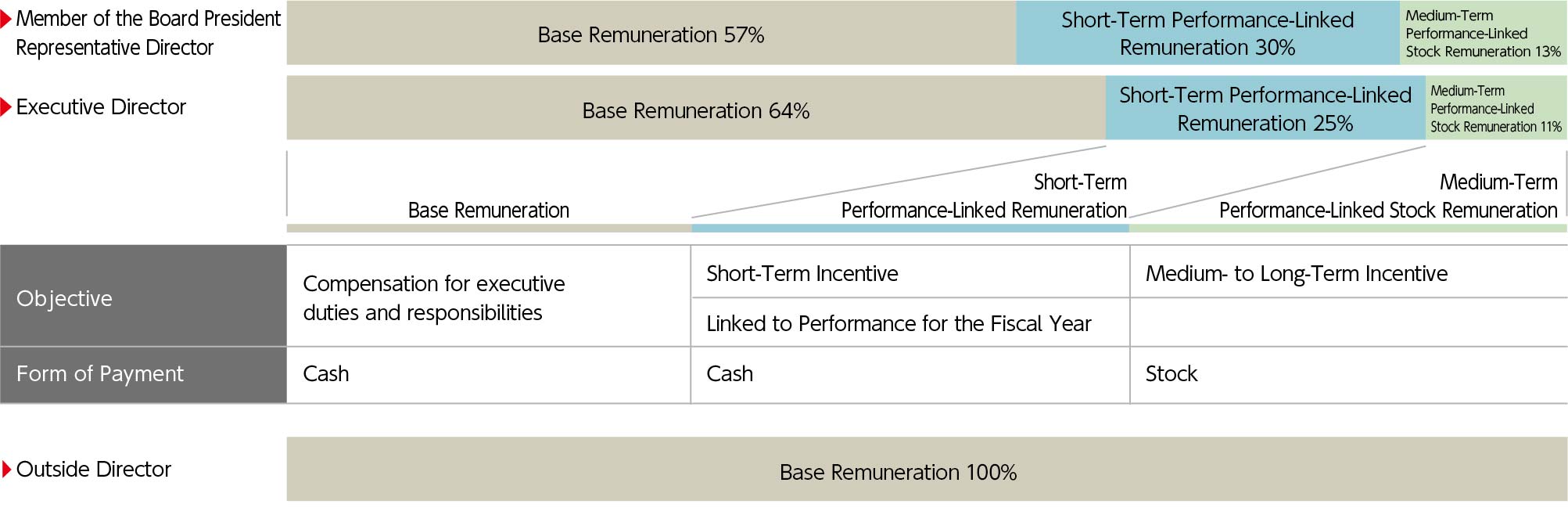 Executive Remuneration Mix